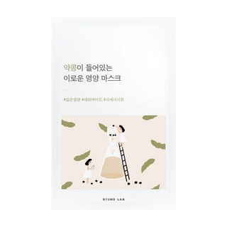 Поживна тканинна маска з екстрактом чорних соєвих бобів ROUND LAB Soybean Nourishing Mask Sheet 27 ml