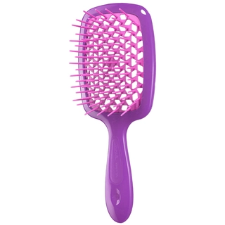 Гребінець SUPER BRUSH фуксія з малиновим