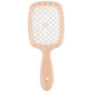 Гребінець Janeke SUPER BRUSH персиковий з білим