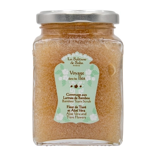 Скраб для тіла Сльоза бамбука Тіаре та Алое вера La Sultane de Saba Voyage Iles Bamboo Tears Scrub Aloe Vera and Tiare Flowers 300г