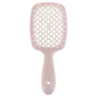 Гребінець Janeke SUPER BRUSH пудровий з білим