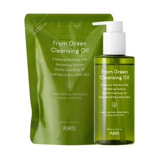 Гідрофільна олія + рефіл Purito Seoul From Green Cleansing Oil, 200 ml + 200 ml