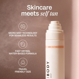 Спрей автозасмага для обличчя у відтінку Dark - Bali Body Face Tan Mist Dark , 100 ml