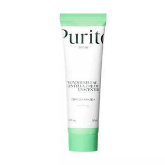 Крем для чутливої шкіри з центеллою без ефірних олій Purito Seoul Wonder Releaf Centella Cream Unscented, 50 ml