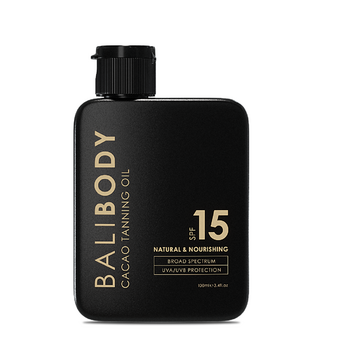 Масло для засмаги з какао SPF15 - Bali Body Cacao Tanning Oil SPF15 , 100 ml