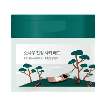 Заспокійливі пілінг-педи з екстрактом голок сосни ROUND LAB Pine Calming Cica Pad 50 pcs