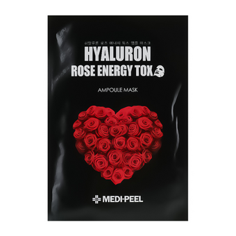 Тканина маска з екстрактом троянди Hyaluron 100 Rose Energy Tox, 1 шт