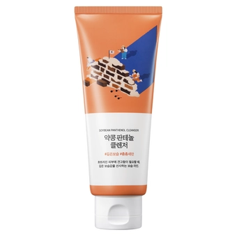 Пінка для умивання з екстрактом соєвих бобів та пантенолом ROUND LAB Soybean Panthenol Cleanser 150 ml