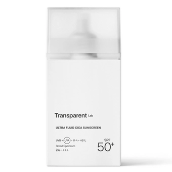 УЛЬТРА легкий сонцезахисний крем із центелою TRANSPARENT-LAB ULTRA FLUID CICA SUNSCREEN, 100 ml