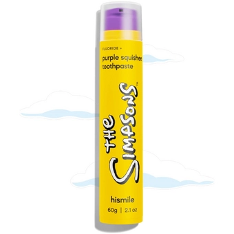 Зубна паста з фруктовим ароматом Hismile The Simpsons Purple Squishee Toothpaste 60g