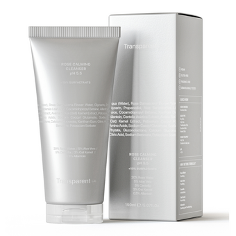 TRANSPARENT-LAB Ніжний очищувач для обличчя ROSE CALMING CLEANSER pH 5.5, 150 мл