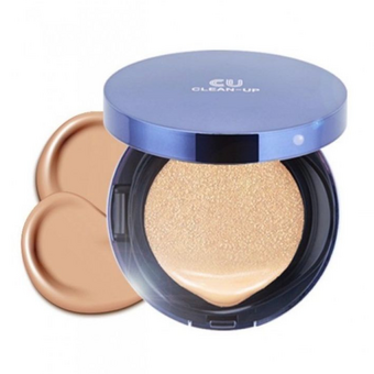 Інноваційний кушон зі змінним блоком (23 тон) Clean-Up Skinfit Cushionpact No.23 SPF 50+ PA+++