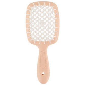 Гребінець Janeke SUPER BRUSH персиковий з білим