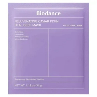Маска гідрогелева антивікова з PDRN і ікрою BIODANCE Rejuvenating Caviar PDRN Real Deep Mask