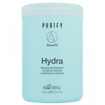 Kaaral Purify Hydra Conditioner Зволожувальний крем-кондиціонер з протеїнами рисового молочка і мигдальною олією 1000 мл