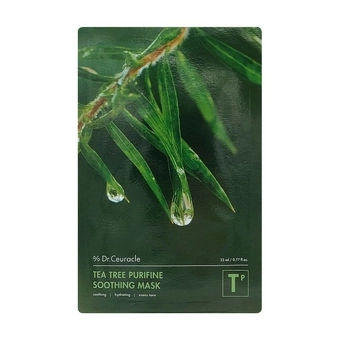Dr.Ceuracle Tea Tree Purifine Soothing Mask - Заспокійлива маска з екстрактом чайного дерева , 23 ml