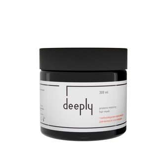 Глибоковідновлююча маска для волосся з протеїнами deeply protein restoring hair mask , 300 ml