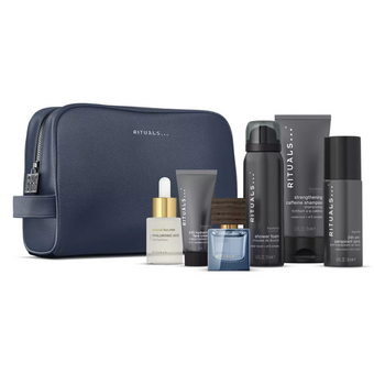 Подарунковий набір для чоловіків з фірмовою косметичкою - Rituals Homme Gift Set L