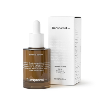 TRANSPARENT-LAB Сироватка від тонких зморшок і для пружної шкіри SUPER C SERUM, 30 мл