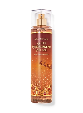 Парфумований спрей-міст для тіла Bath & Body Works Jolly Gingerbread village , 236 мл