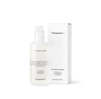 TRANSPARENT-LAB Засіб для зняття макіяжу на масляній основі OIL-BASED CLEANSER, 200 мл