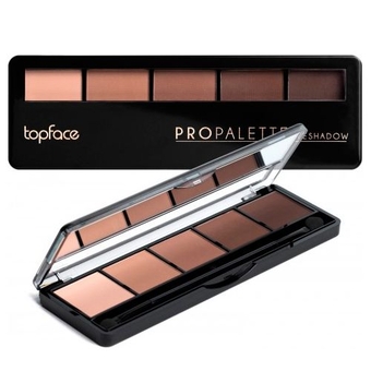 Тіні для повік 5-колірні Topface Pro Palette Eyeshadow 8 г - "019"