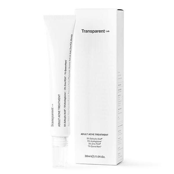 TRANSPARENT-LAB Нічний засіб від висипань 30 мл. ADULT ACNE TREATMENT