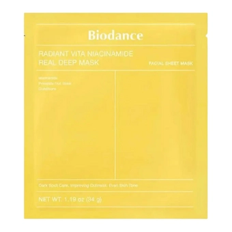 Biodance Radiant Vita Niacinamide Real Deep Mask - Гідрогелева маска для обличчя